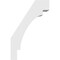 Ekena Millwork 6-in. W x 22-in. D x 34-in. H Merced Architectural Grade PVC Knee Brace BRCP06X22X34MRC - alternate 5